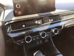 Honda Civic Uyumlu Yedek Parça 2022 Göğüslük Kaplama 2 Parça - Karbon