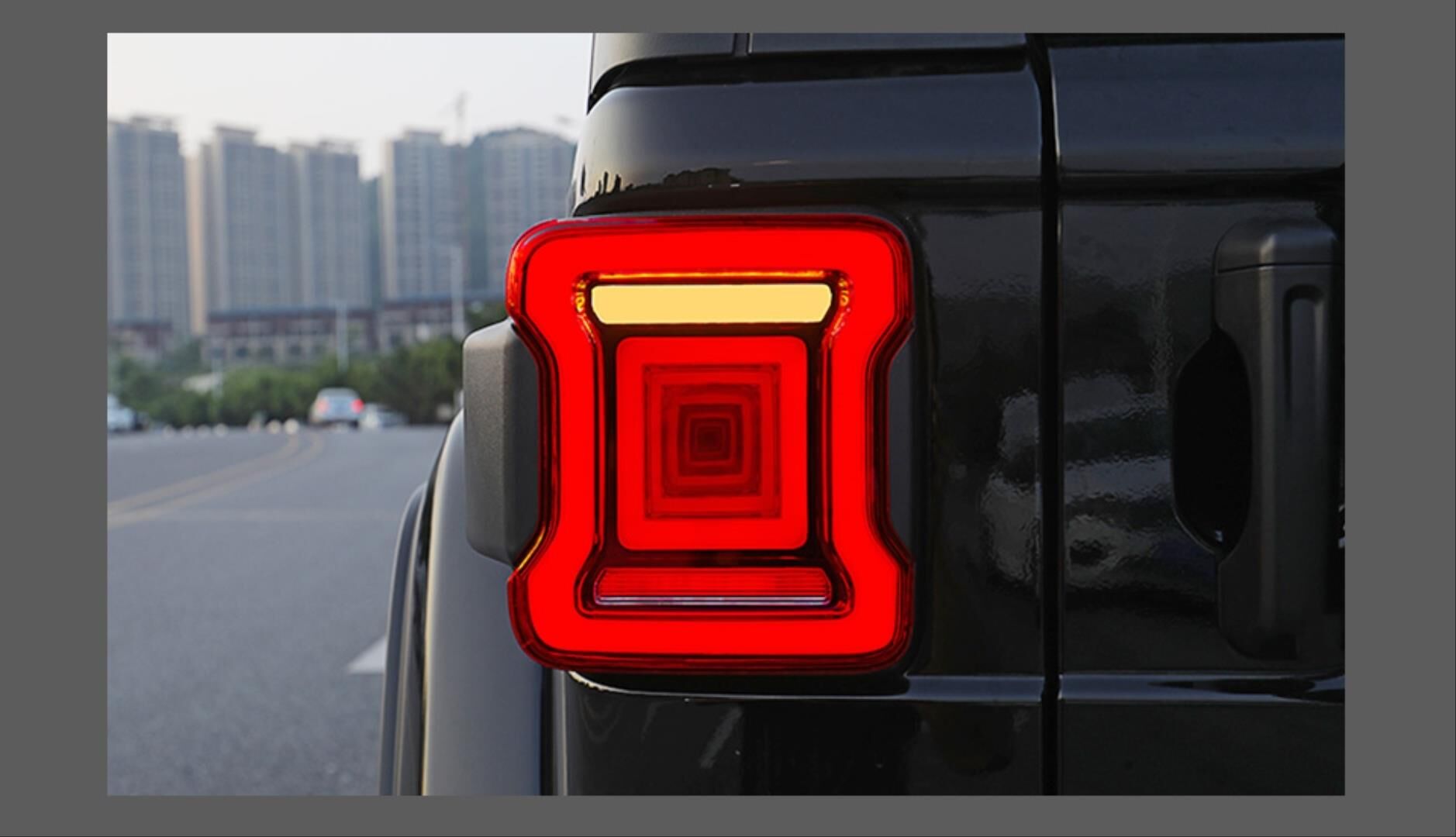 Jeep Wrangler 2018-2021 Uyumlu 3D Led Stop