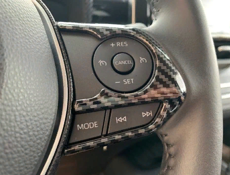 Toyota Corolla 2019+ Uyumlu Yedek Parça Direksiyon Kaplama Karbon