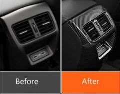 Honda Civic Uyumlu 2022 Arka Klima Panel Kaplama - Karbon