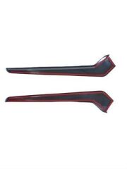 Honda Civic Uyumlu Yedek Parça 2022 Vites Kenar Kaplama 2 Parça - Karbon