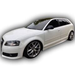 Audi A3 HB 2006 - 2012 Uyumlu Çift Kapı Marşpiyel Boyasız
