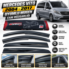 Mercedes Vito 2004-2017 Uyumlu Mugen Cam Rüzgarlığı