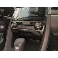 Honda Civic Fc5 Uyumlu  Klima Panel Kaplama Karbon 2016-2020