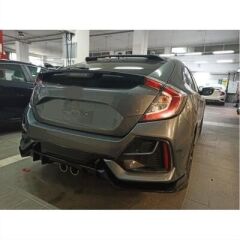 Honda Civic Fk7 Uyumlu 2016-2020 Hb Typer Arka Tampon Ek