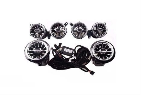 Mercedes W213 E Serisi 2016-2017 Uyumlu Yedek Parça 64 Renk Ön Havalandırma Menfez Seti Ambiyans Set