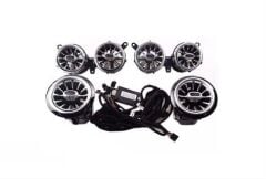 Mercedes W213 E Serisi 2016-2017 Uyumlu Yedek Parça 64 Renk Ön Havalandırma Menfez Seti Ambiyans Set