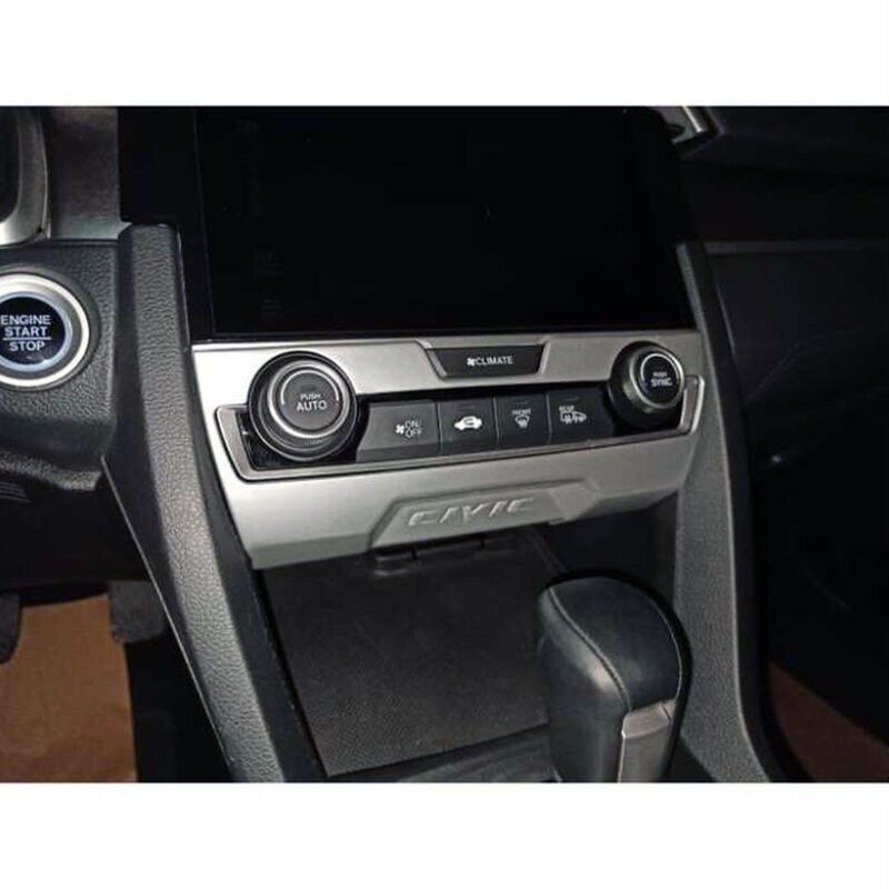 Honda Civic Fc5 Uyumlu  Klima Panel Kaplama Silver 2016-2020