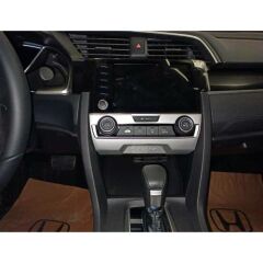 Honda Civic Fc5 Uyumlu  Klima Panel Kaplama Silver 2016-2020