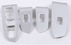 Honda Civic Uyumlu Yedek Parça 2022 Cam Düğme Kaplama - Silver