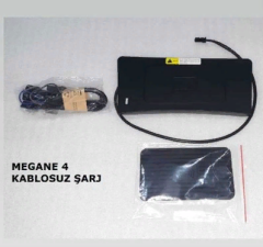 Renault Megane 4 2016+ Uyumlu Yedek Parça Kablosuz Şarj Standı