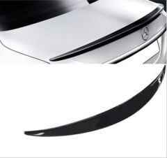 Mercedes W213 E300 2016-2019 Uyumlu Yedek Parça Amg Spoiler Parlak Siyah