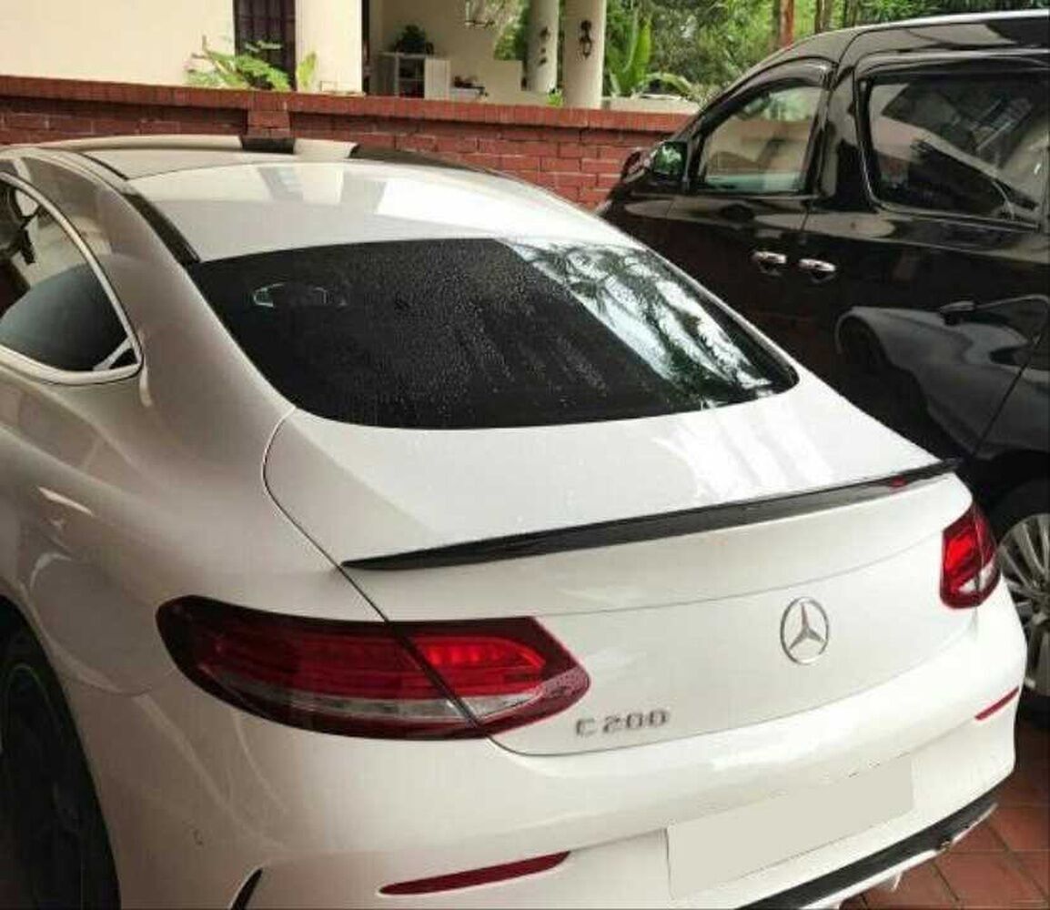 Mercedes W213 2016-2019 E Coupe Uyumlu Yedek Parça Spoiler Parlak Siyah