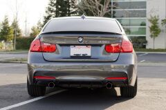 BMW F30 Uyumlu M Performance Difüzör Mat Siyah