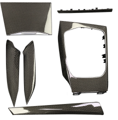 Bmw Id7 - G20/G22/G26 - Karbon Konsol Trim Seti (6 Parça) - 19/22