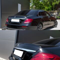 Mercedes W213 2016-2019 E63 Uyumlu Spoiler Parlak Siyah