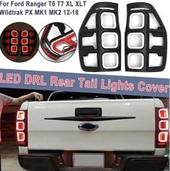 Ford Ranger Uyumlu  2015 ve Sonrası Ledli Arka Stop Çerçevesi