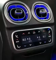Mercedes W206/C, X254/GLC, W214/E Serisi Uyumlu Arka Dijital Klima Paneli