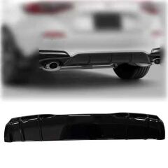 Honda Civic Uyumlu Yedek Parça 2022 Aero Difüzör - Piano Black