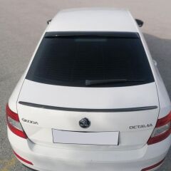 Skoda Octavia Uyumlu 2013 - Arka Cam Üstü Spoiler