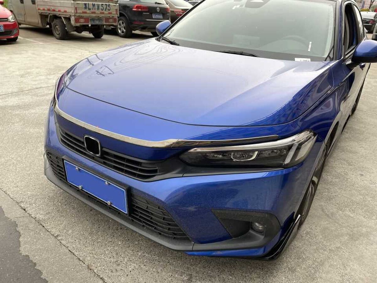 Honda Civic Uyumlu 2022 Panjur Üst Trim - Piano Black