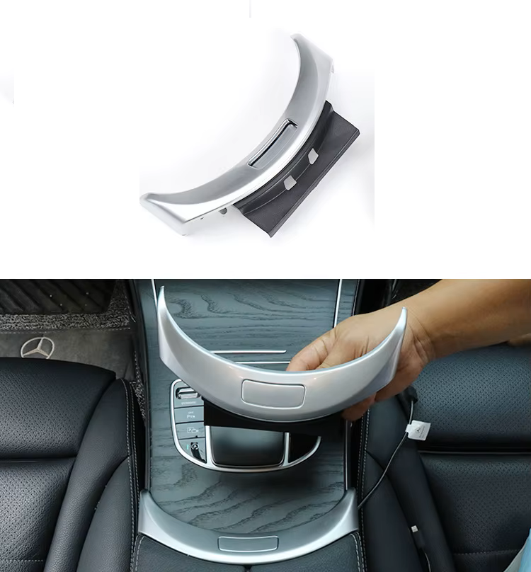 Mercedes W205/C Serisi - Kol Dayama Kapak Açma Gri Buton/Ay Parça - A2056803407