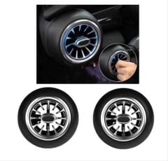 Mini Cooper Uyumlu Yedek Parça Menfez Aydınlatma Ambiyans 12 Renk