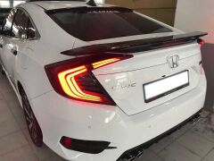 Honda Civic Fc5 Uyumlu 2016-2021 Hareketli Led Stop Smoke