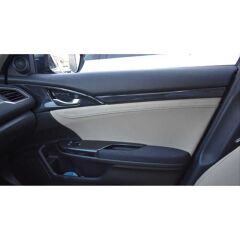 Honda Civic Fc5 Uyumlu Yedek Parça Kapı İçi Çıta Karbon 2 Parça 2016-2020