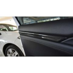 Honda Civic Fc5 Uyumlu Yedek Parça Kapı İçi Çıta Karbon 2 Parça 2016-2020