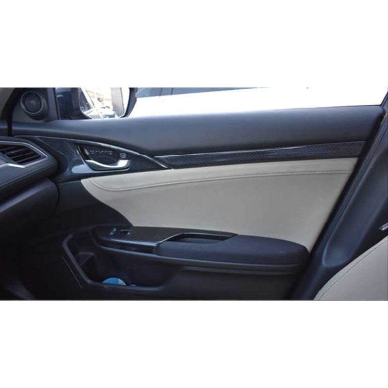 Honda Civic Fc5 Uyumlu Yedek Parça Kapı İç Çıta Karbon 4 Parça 2016-2020