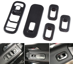 Mercedes W177/A ve W118/CLA Karbon Cam Düğme Panel Kaplaması