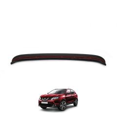 Nissan Qashqai Uyumlu  Arka Tampon Eşiği Parlak Siyah 2014 - 2016