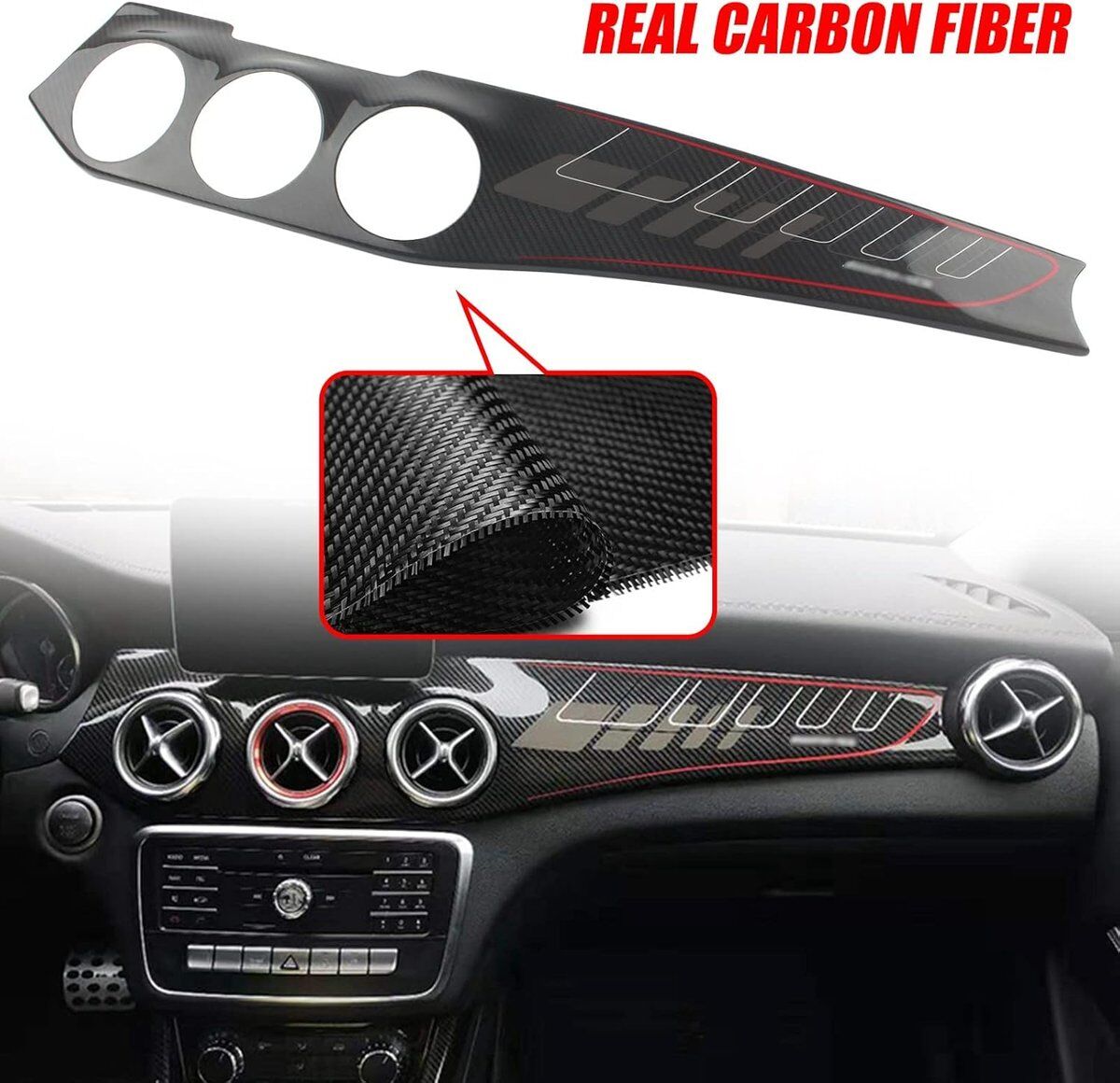 Mercedes W117/CLA Karbon Göğüs Panel Kaplaması