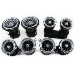 C-Class W205 14-18 64 Renk EQS Front Rear Airvent Set