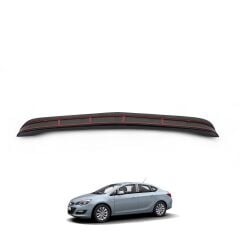 Opel Astra J Uyumlu Arka Tampon Eşiği Parlak Siyah 2012 - 2018