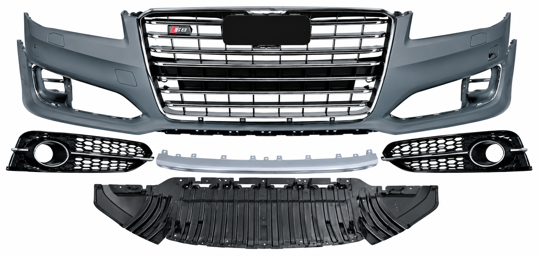 Audi S8 Front Ön Tampon Panjur Seti 2015-2018