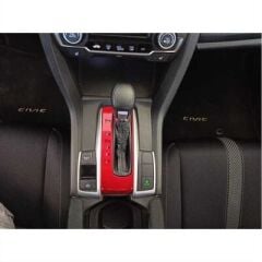 Honda Civic Fc5 Uyumlu 2016-2020 Otomatik Vites Kaplama Kırmızı P-R-N-D-S-L