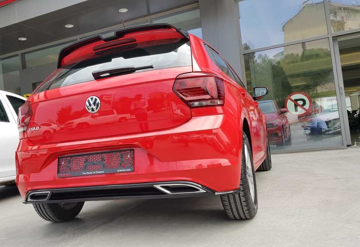 Volkswagen Polo Uyumlu Yedek Parça 2019+ Oettinger Spoiler Parlak Siyah