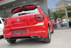 Volkswagen Polo Uyumlu Yedek Parça 2019+ Oettinger Spoiler Parlak Siyah