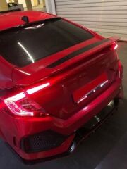 Honda Civic Fc5 Uyumlu Yedek Parça 2016-2020 Spoiler Si Model Reflektörlü (Kırlangıç Boyasız)
