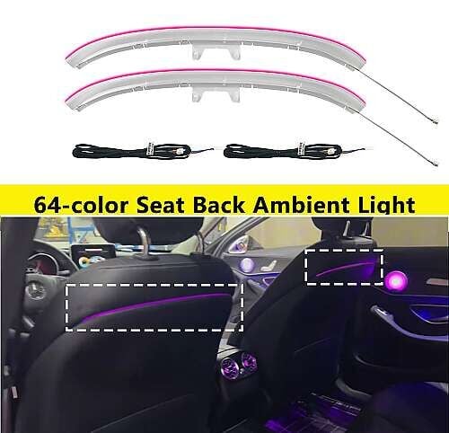 C Class W205 E Class W213 GLC X253 Koltuk Arkası Led 64 renk
