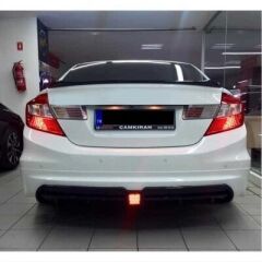 Honda Civic Fb7 Uyumlu Yedek Parça 2012-2015 RR Arka Tampon Eki Tek Çıkışlı
