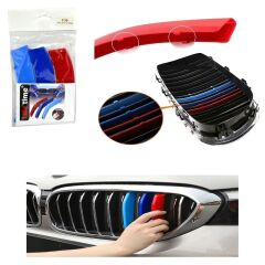 Bmw 3 Serisi F30 2013-2018 Uyumlu Yedek Parça 11 Rods 3M Ön Normal Panjur Böbrek Şeridi