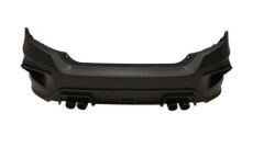 Honda Civic Fc5 Uyumlu Yedek Parça 2016-2020 Concept Model Arka Tampon Ek Piano Black Detaylı