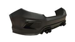 Honda Civic Fc5 Uyumlu Yedek Parça 2016-2020 Concept Model Arka Tampon Ek Piano Black Detaylı