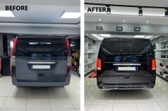 W639 2006-2014 uyumlu W447 Facelift Dönüşüm Maybach Body Kit Seti