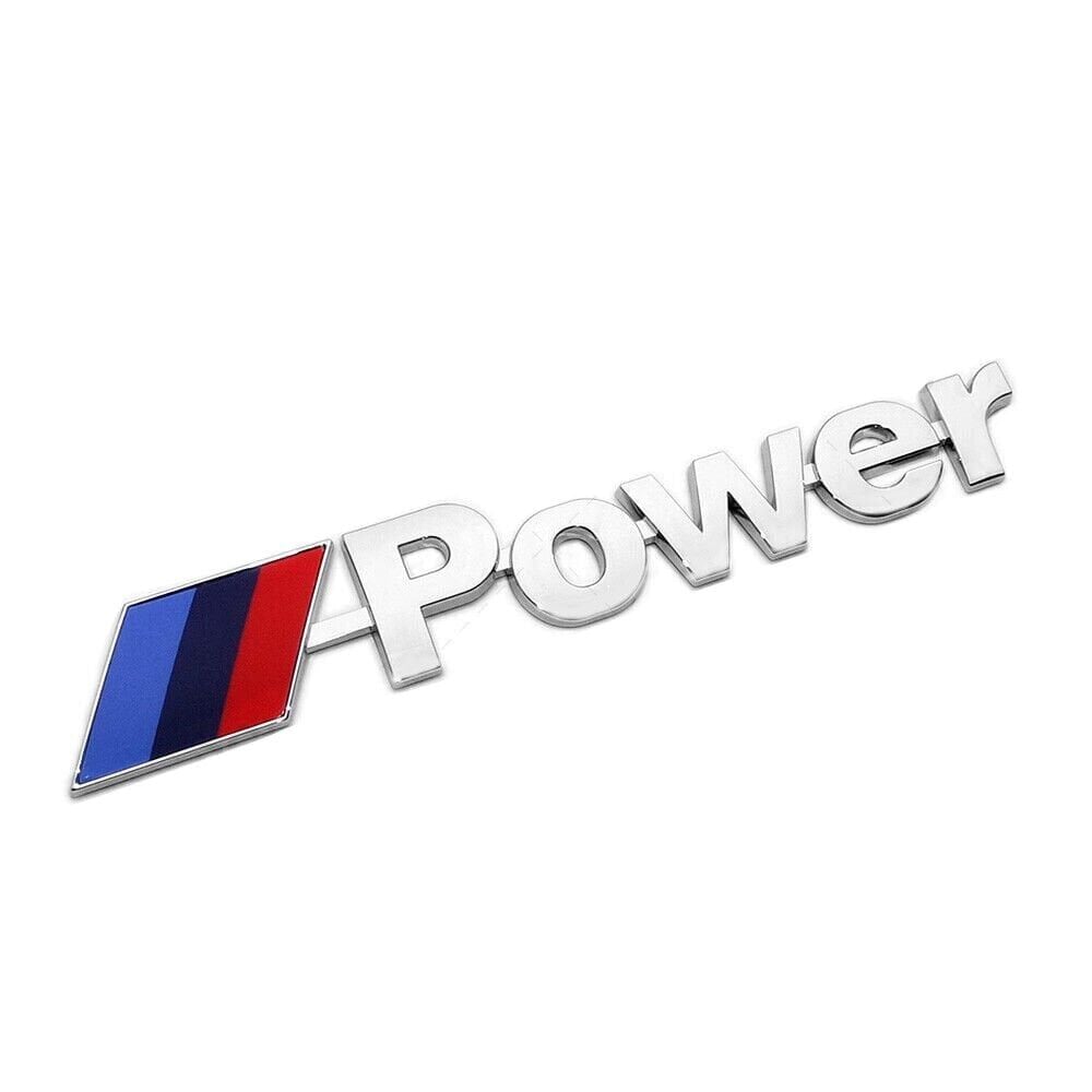 Bmw Uyumlu Yedek Parça Power Bagaj Logosu Krom
