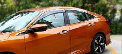 Honda Civic FC5 Uyumlu 2016-2020 Cam Rüzgarlığı Krom Çıta