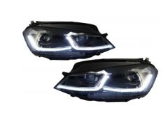 Volkswagen Golf 7.5 İçin Uyumlu J Far Silver Full Led